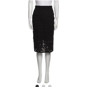 Rebecca Taylor lace pencil skirt